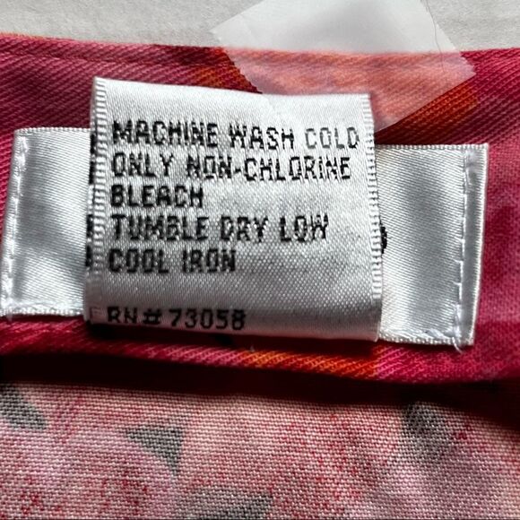Talbots NWT skirt Maxi Size 8 Beautiful pink orange and brown floral side zip - Picture 5 of 11